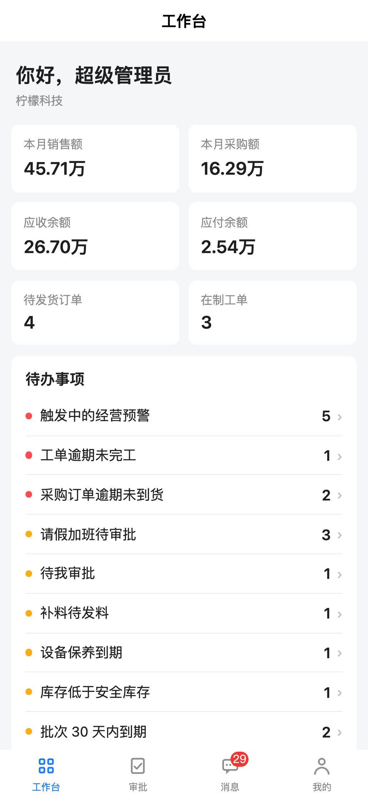 工作台