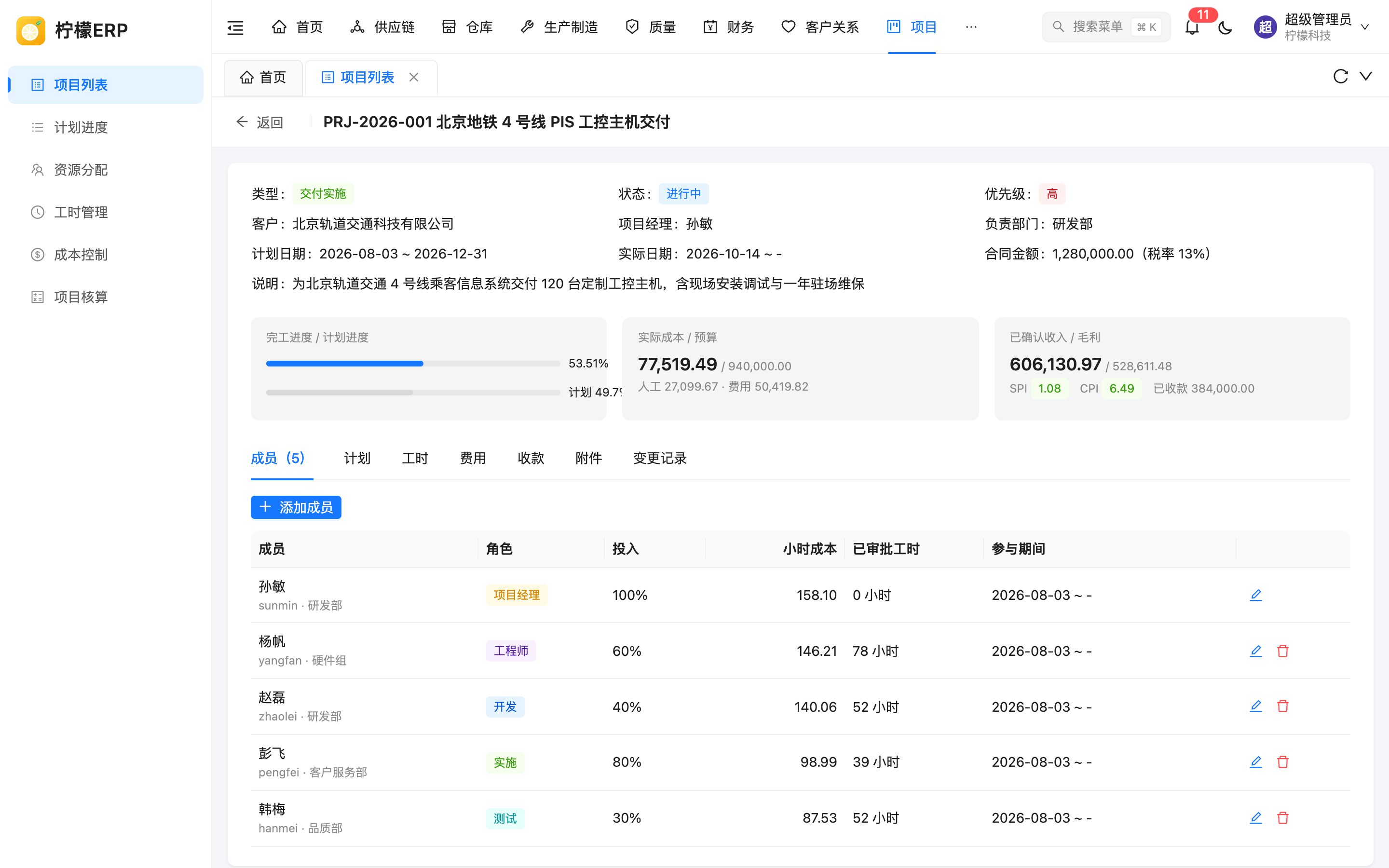 项目详情